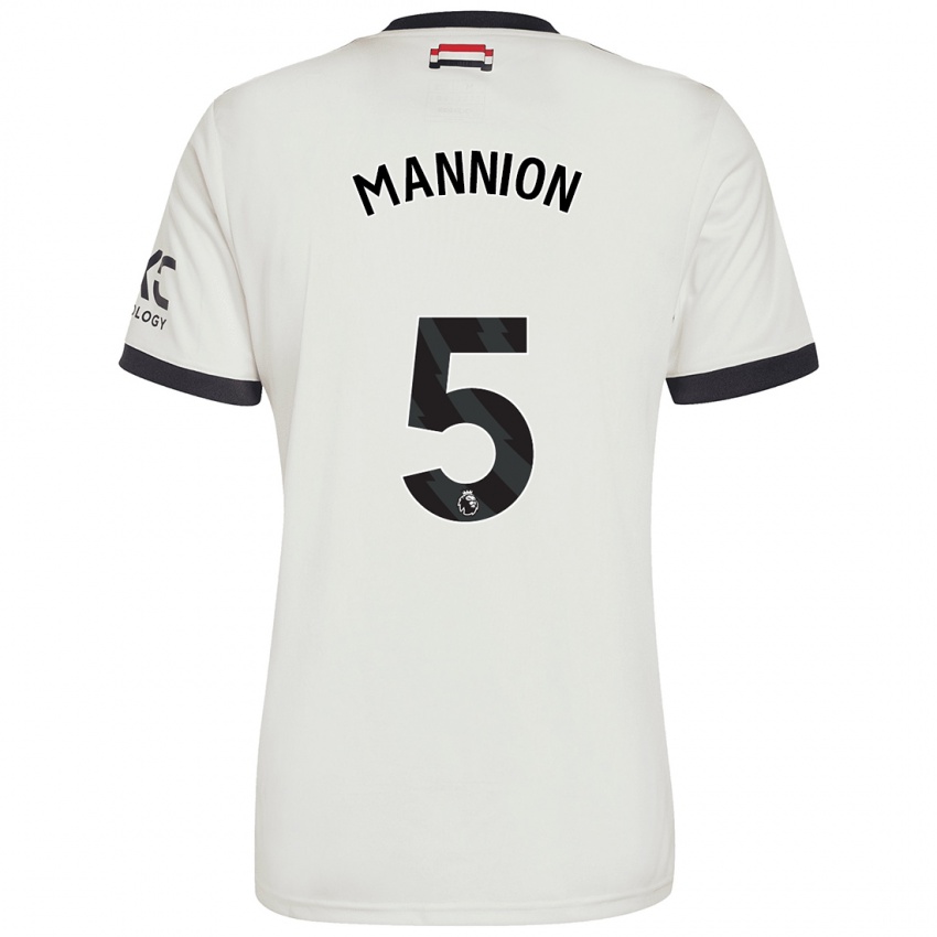 Női Aoife Mannion #5 Törtfehér Harmadik Számú Jersey 2024/25 Mez Póló Ing