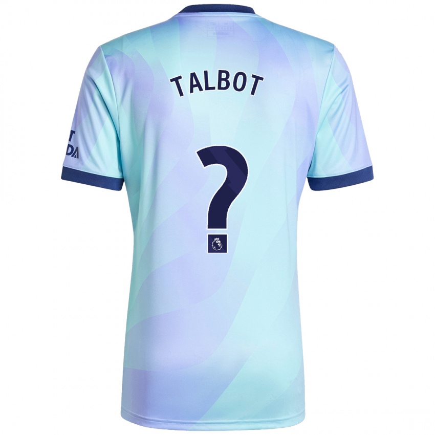 Női Jack Talbot #0 Aqua Harmadik Számú Jersey 2024/25 Mez Póló Ing