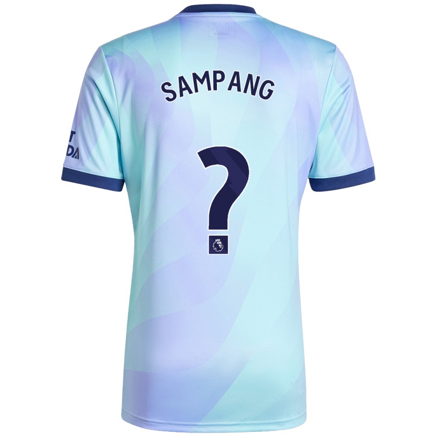 Női Saurap Sampang #0 Aqua Harmadik Számú Jersey 2024/25 Mez Póló Ing