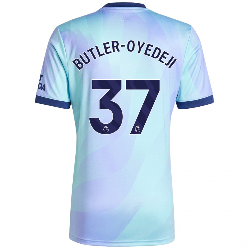 Női Nathan Butler-Oyedeji #37 Aqua Harmadik Számú Jersey 2024/25 Mez Póló Ing