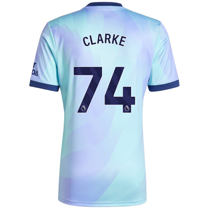 Női Brayden Clarke #74 Aqua Harmadik Számú Jersey 2024/25 Mez Póló Ing