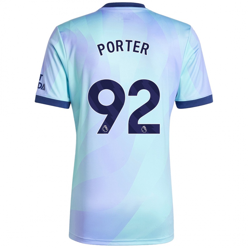 Női Jack Porter #92 Aqua Harmadik Számú Jersey 2024/25 Mez Póló Ing