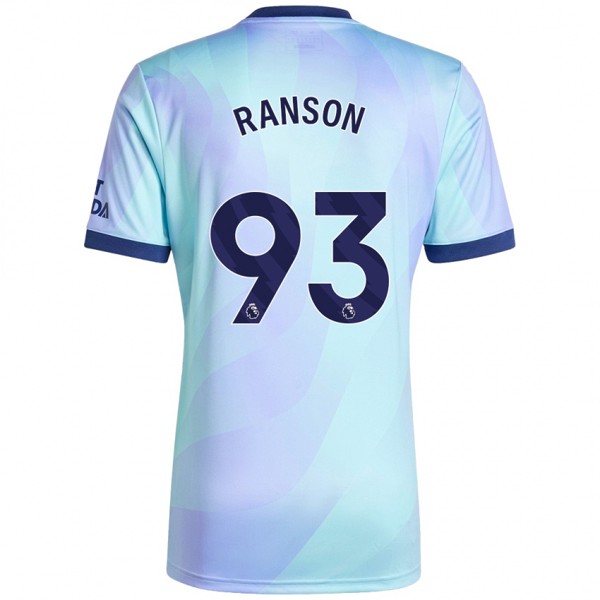 Női Khari Ranson #93 Aqua Harmadik Számú Jersey 2024/25 Mez Póló Ing