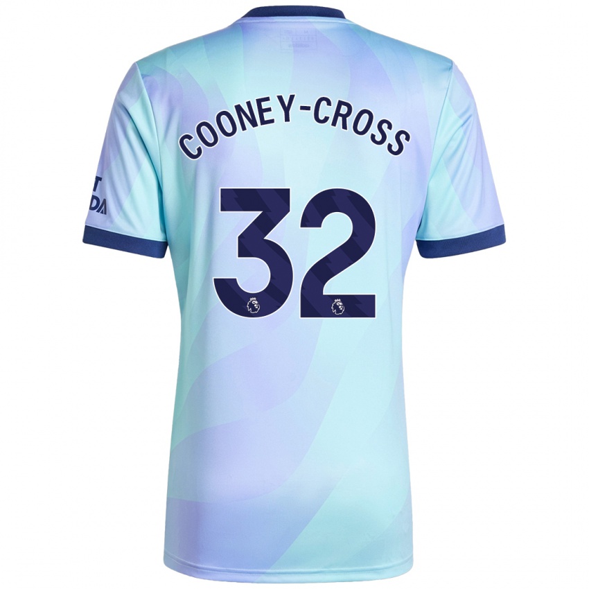 Női Kyra Cooney-Cross #32 Aqua Harmadik Számú Jersey 2024/25 Mez Póló Ing