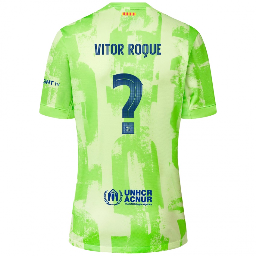 Női Vitor Roque #8 Mész Harmadik Számú Jersey 2024/25 Mez Póló Ing