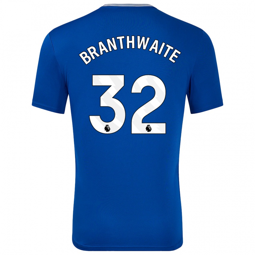 Gyermek Jarrad Branthwaite #32 Kék -Val Hazai Jersey 2024/25 Mez Póló Ing