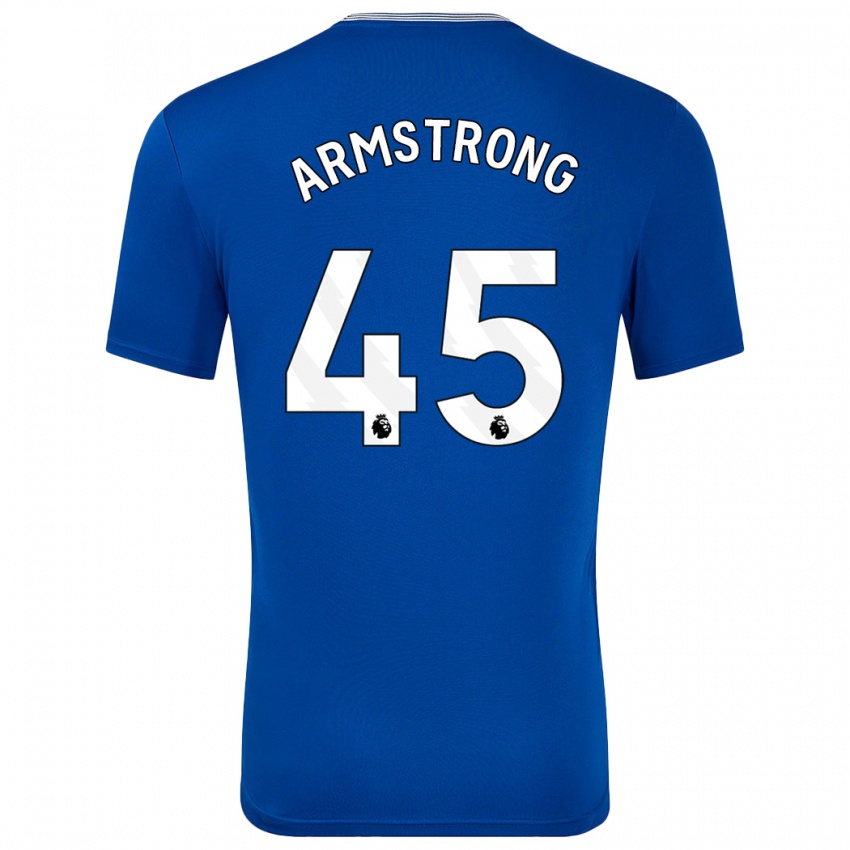 Gyermek Harrison Armstrong #45 Kék -Val Hazai Jersey 2024/25 Mez Póló Ing