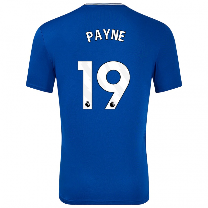 Gyermek Heather Payne #19 Kék -Val Hazai Jersey 2024/25 Mez Póló Ing