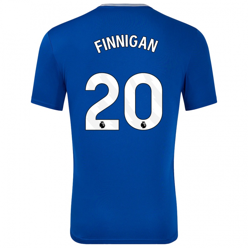 Gyermek Megan Finnigan #20 Kék -Val Hazai Jersey 2024/25 Mez Póló Ing