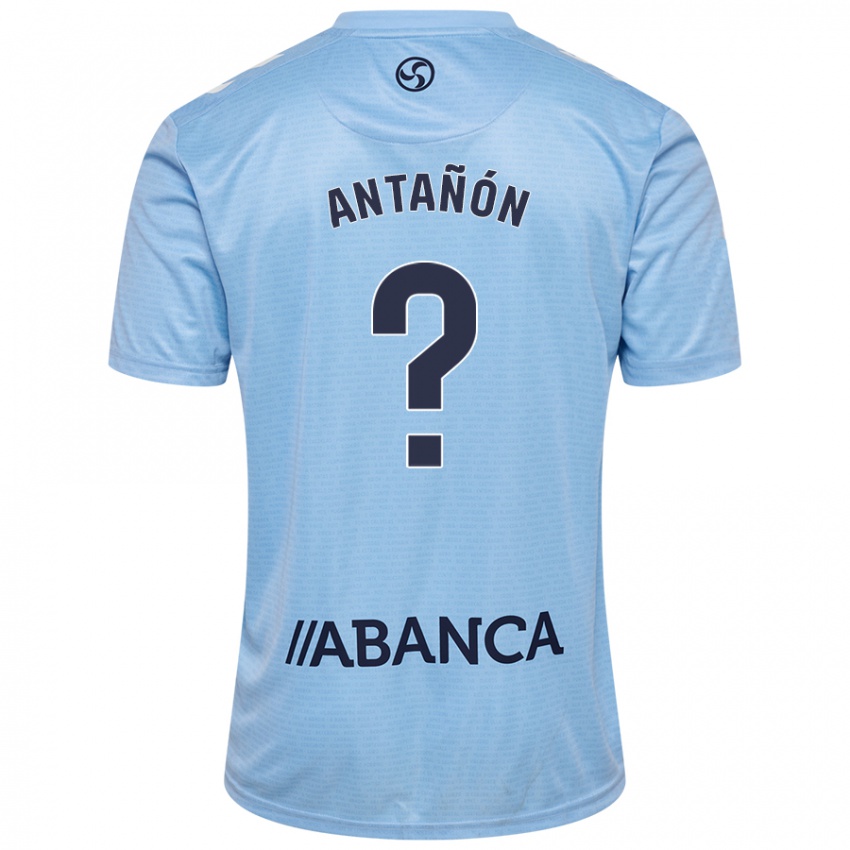 Gyermek Andrés Antañón #0 Ég Kék Hazai Jersey 2024/25 Mez Póló Ing