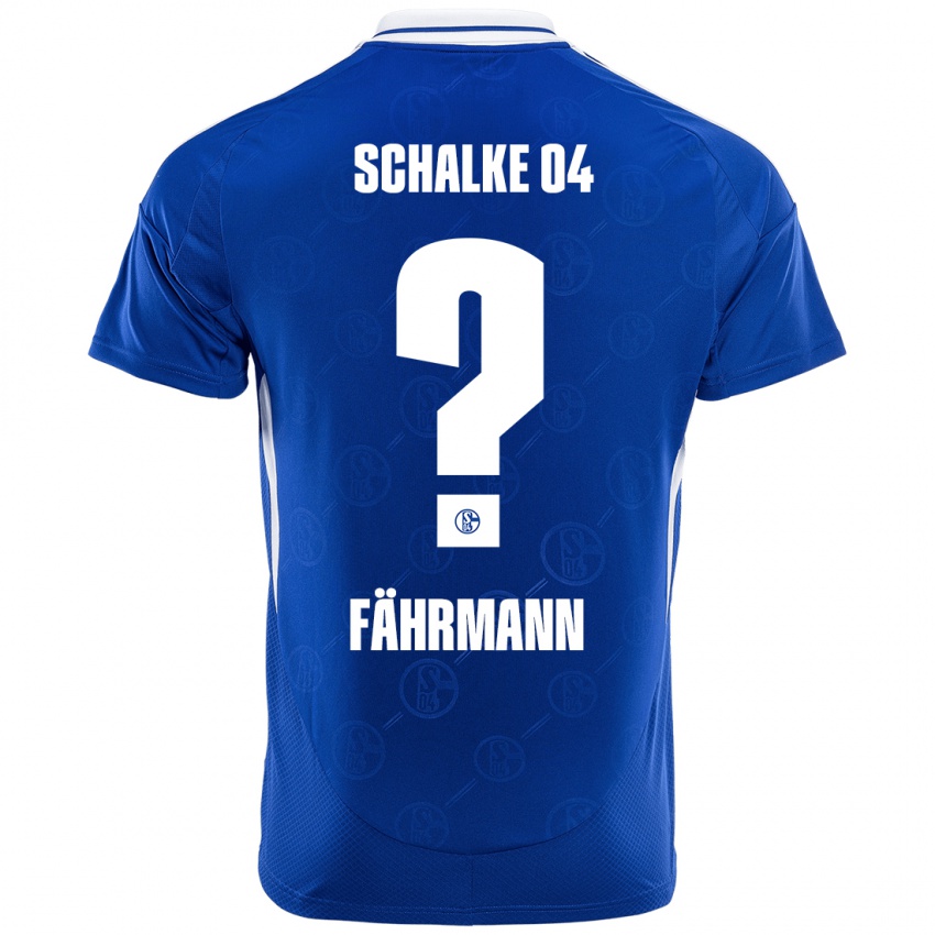 Gyermek Ralf Fährmann #0 Királykék Hazai Jersey 2024/25 Mez Póló Ing