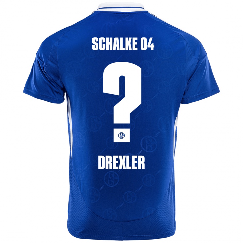 Gyermek Dominick Drexler #0 Királykék Hazai Jersey 2024/25 Mez Póló Ing