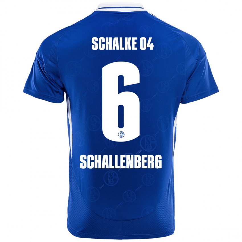 Gyermek Ron Schallenberg #6 Királykék Hazai Jersey 2024/25 Mez Póló Ing