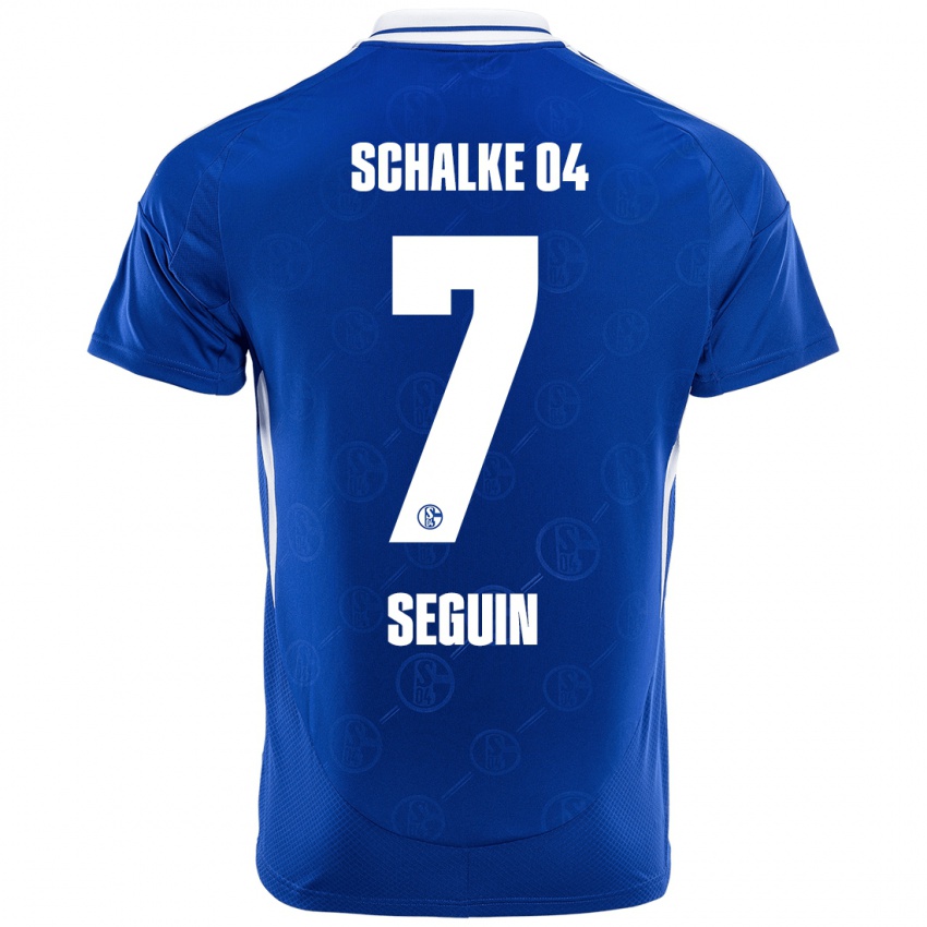 Gyermek Paul Seguin #7 Királykék Hazai Jersey 2024/25 Mez Póló Ing