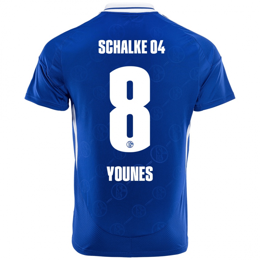 Gyermek Amin Younes #8 Királykék Hazai Jersey 2024/25 Mez Póló Ing