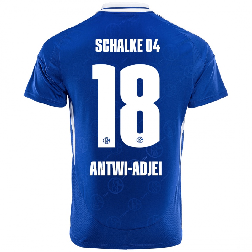 Gyermek Christopher Antwi-Adjei #18 Királykék Hazai Jersey 2024/25 Mez Póló Ing