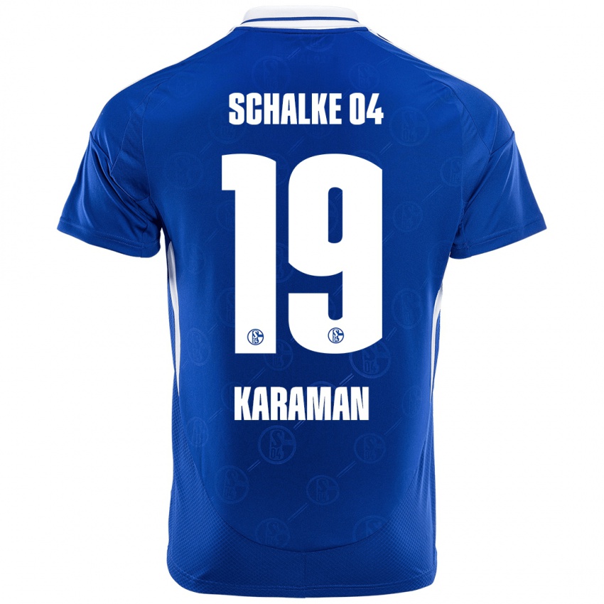 Gyermek Kenan Karaman #19 Királykék Hazai Jersey 2024/25 Mez Póló Ing