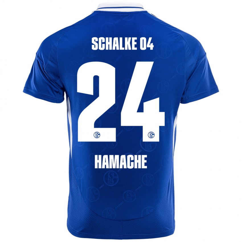 Gyermek Ilyes Hamache #24 Királykék Hazai Jersey 2024/25 Mez Póló Ing