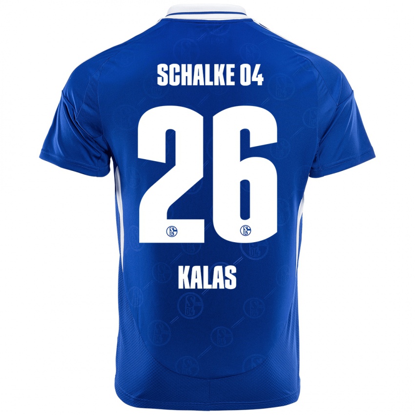 Gyermek Tomas Kalas #26 Királykék Hazai Jersey 2024/25 Mez Póló Ing