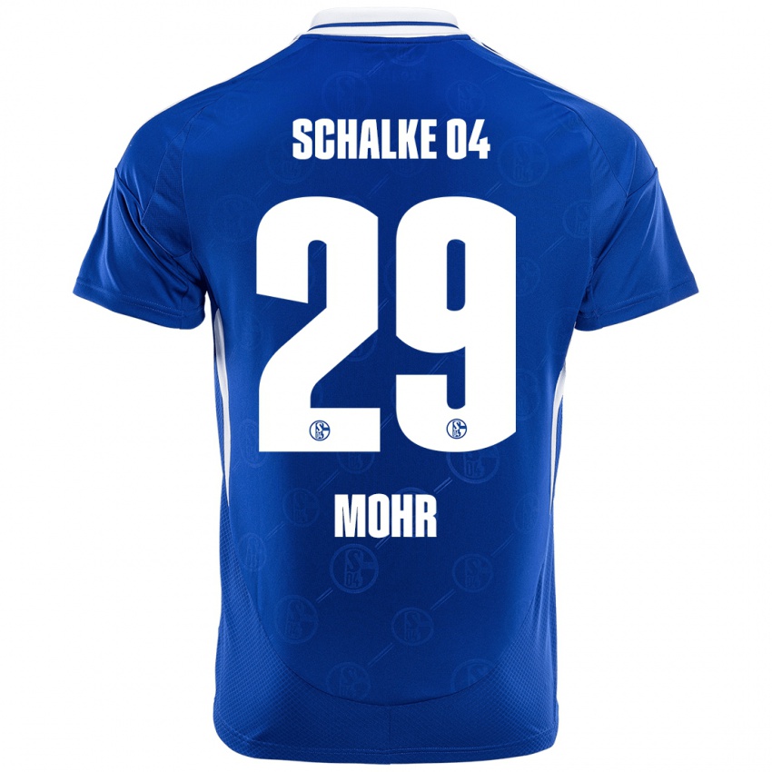 Gyermek Tobias Mohr #29 Királykék Hazai Jersey 2024/25 Mez Póló Ing