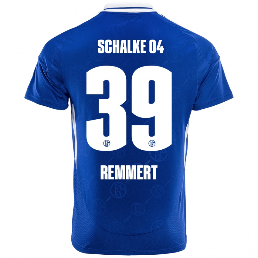 Gyermek Peter Remmert #39 Királykék Hazai Jersey 2024/25 Mez Póló Ing