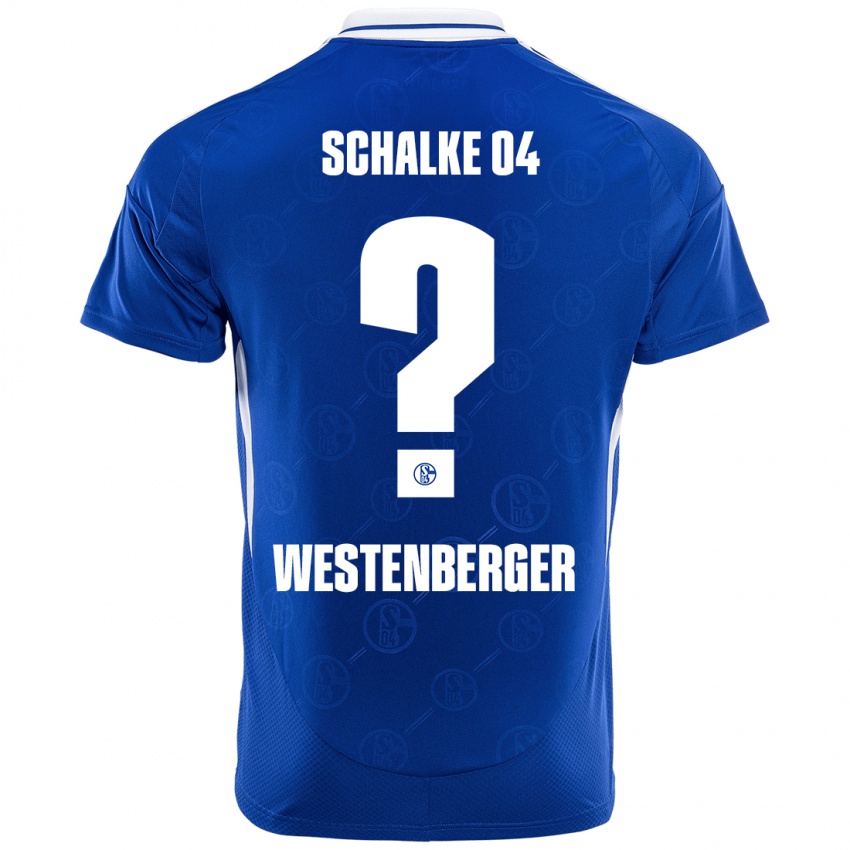 Gyermek Noel Westenberger #0 Királykék Hazai Jersey 2024/25 Mez Póló Ing