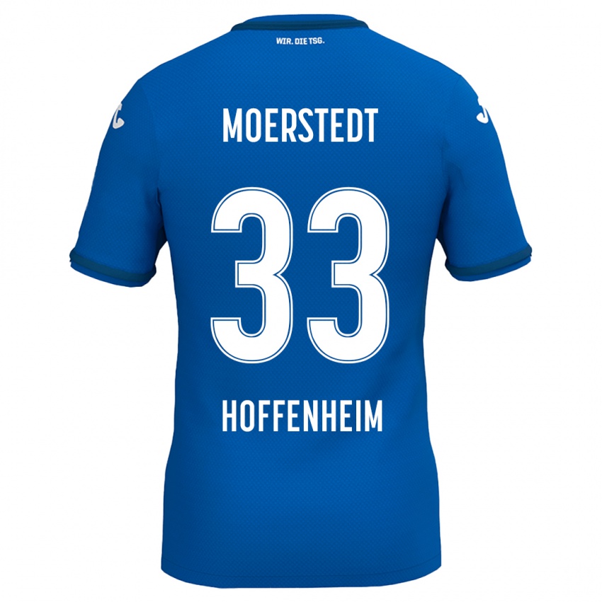 Gyermek Max Moerstedt #33 Királykék Hazai Jersey 2024/25 Mez Póló Ing