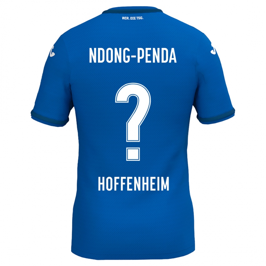 Gyermek Maxime Ndong-Penda #0 Királykék Hazai Jersey 2024/25 Mez Póló Ing