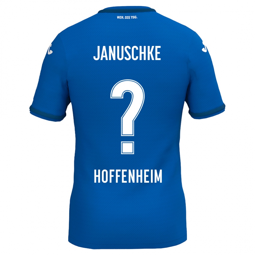 Gyermek Tim Januschke #0 Királykék Hazai Jersey 2024/25 Mez Póló Ing