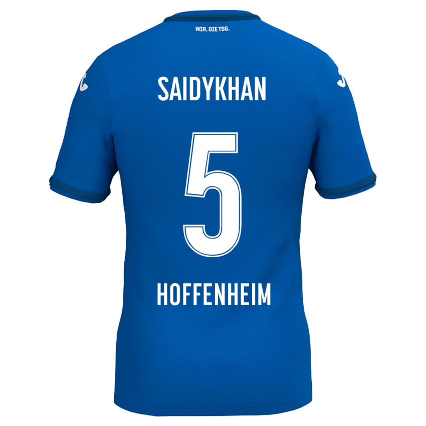 Gyermek Ibrahim Saidykhan #5 Királykék Hazai Jersey 2024/25 Mez Póló Ing