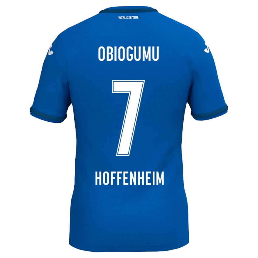 Gyermek Uche Obiogumu #7 Királykék Hazai Jersey 2024/25 Mez Póló Ing