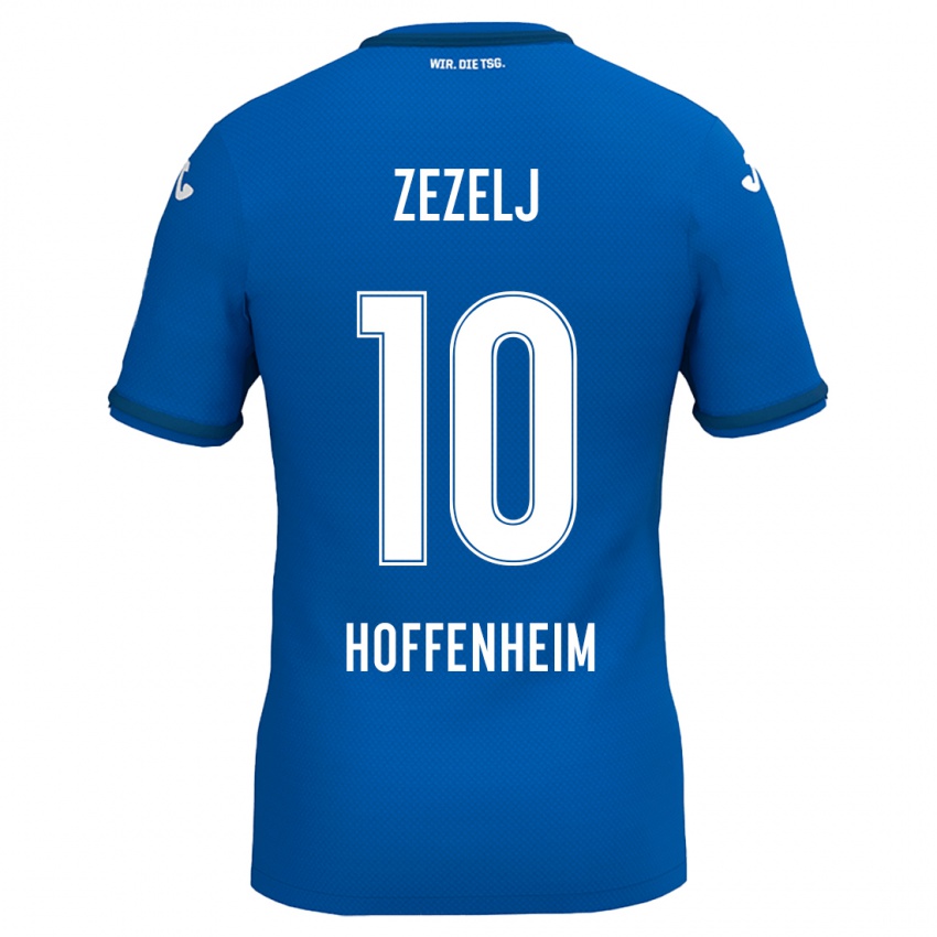 Gyermek Neno Zezelj #10 Királykék Hazai Jersey 2024/25 Mez Póló Ing