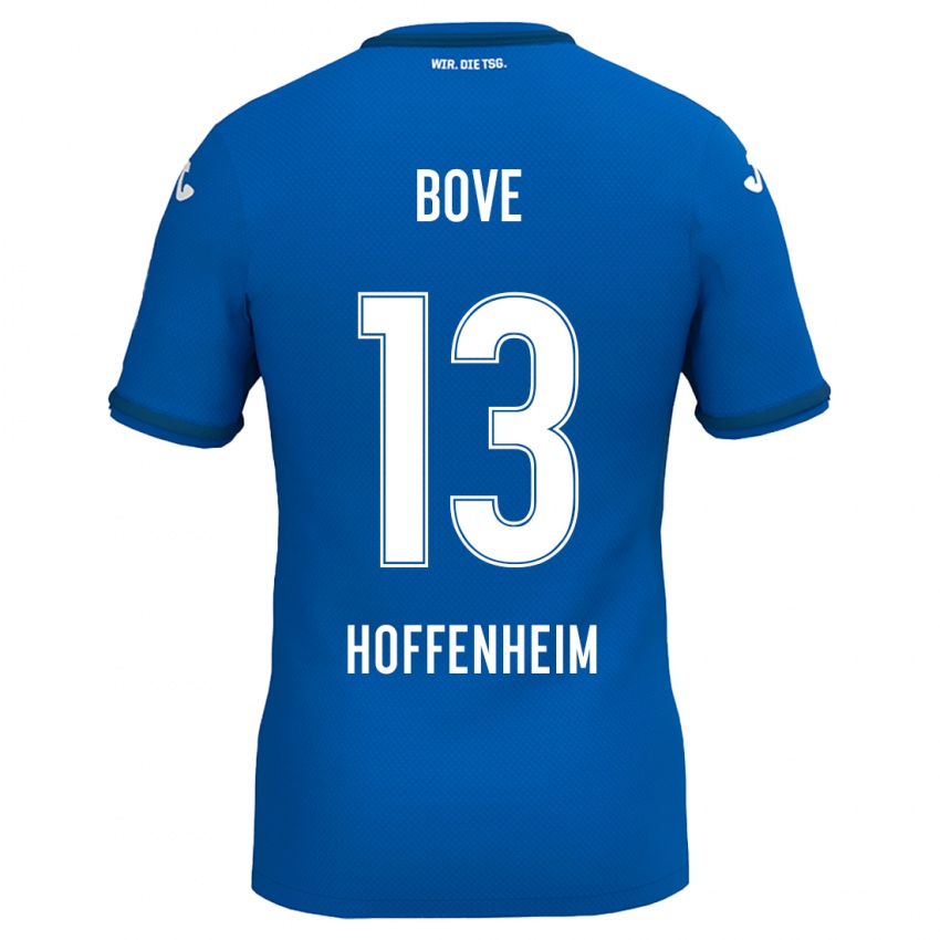 Gyermek Nevio Bove #13 Királykék Hazai Jersey 2024/25 Mez Póló Ing