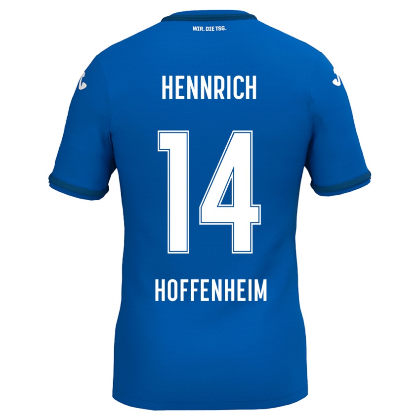 Gyermek Paul Hennrich #14 Királykék Hazai Jersey 2024/25 Mez Póló Ing