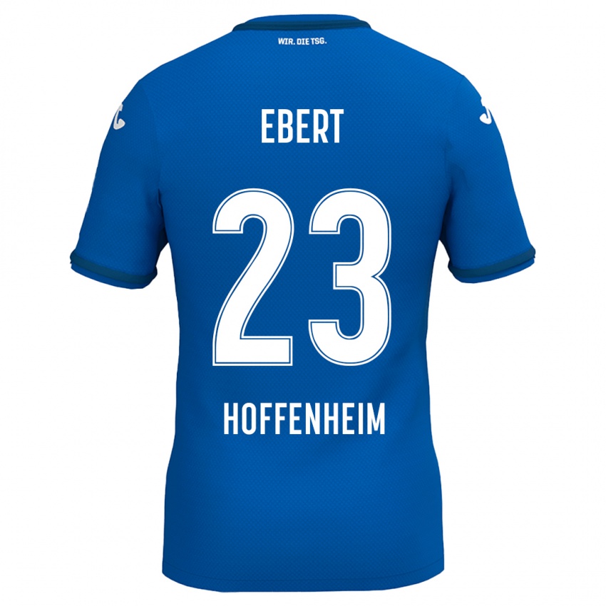 Gyermek Darijo Ebert #23 Királykék Hazai Jersey 2024/25 Mez Póló Ing