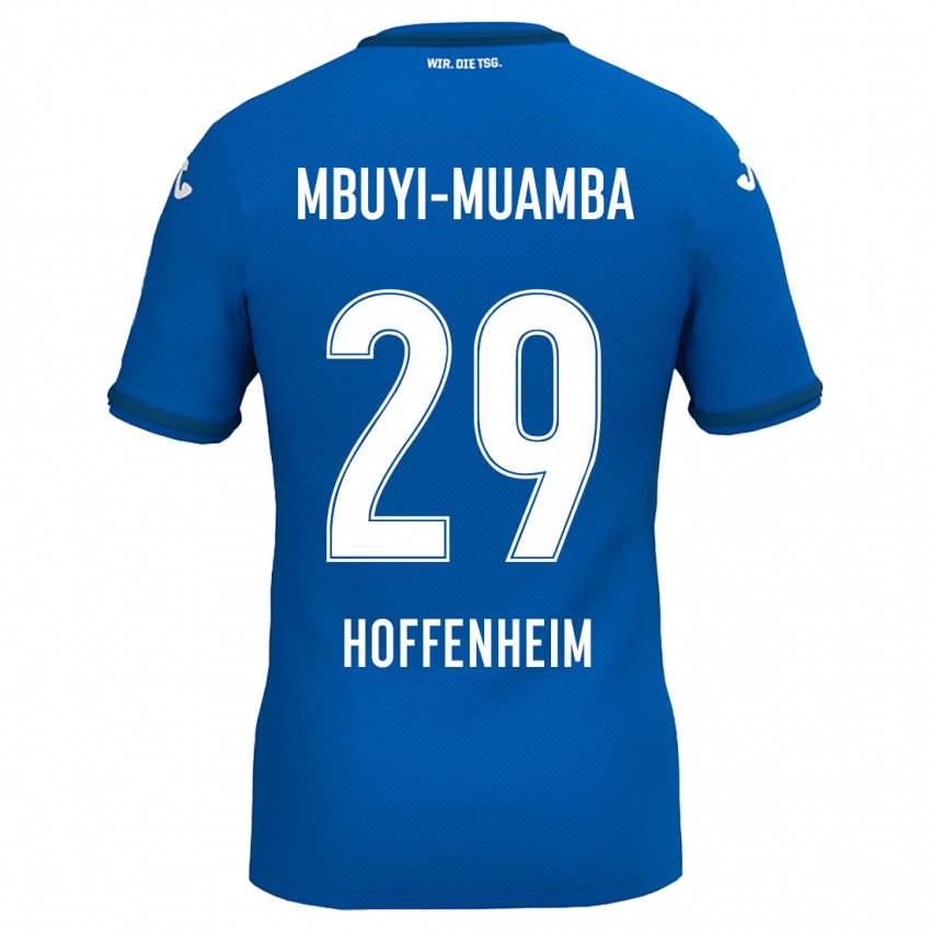 Gyermek Hubert Mbuyi-Muamba #29 Királykék Hazai Jersey 2024/25 Mez Póló Ing