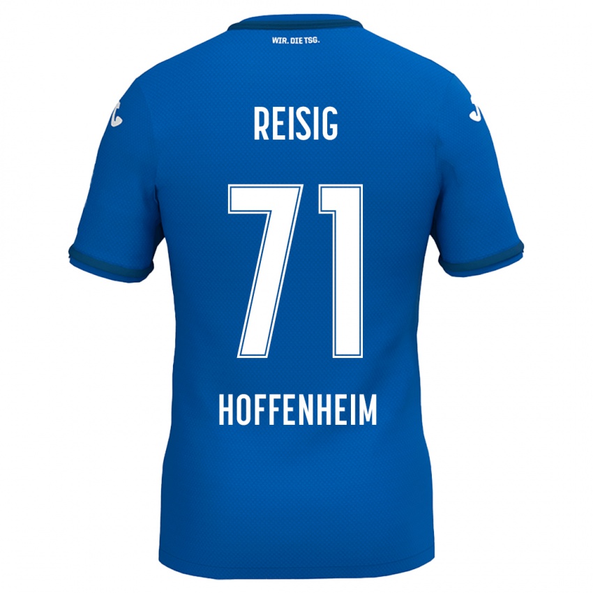 Gyermek Ruben Reisig #71 Királykék Hazai Jersey 2024/25 Mez Póló Ing