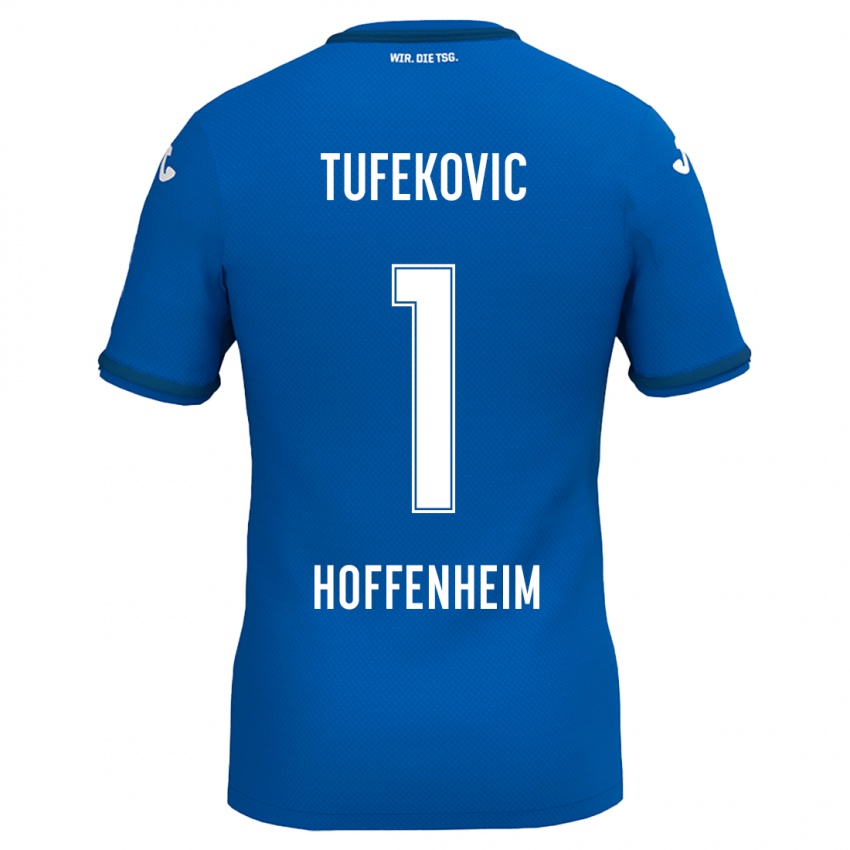 Gyermek Martina Tufekovic #1 Királykék Hazai Jersey 2024/25 Mez Póló Ing