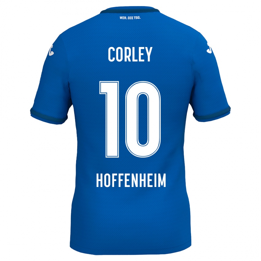 Gyermek Gia Corley #10 Királykék Hazai Jersey 2024/25 Mez Póló Ing