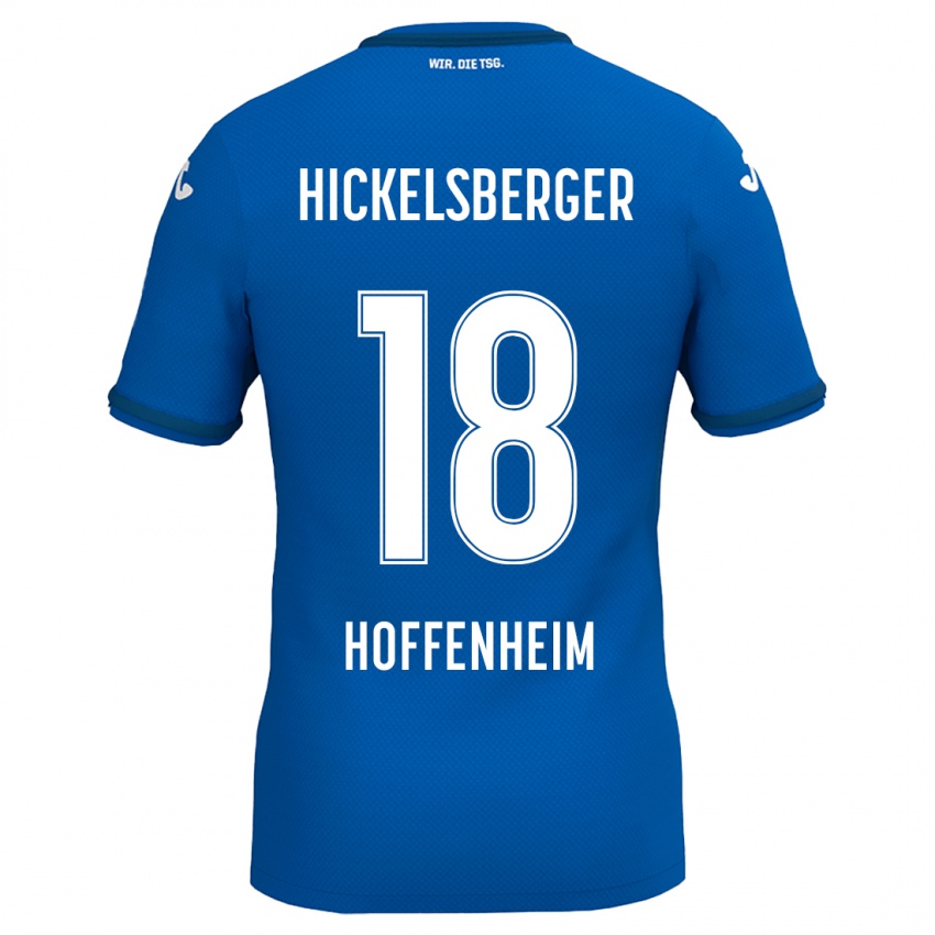 Gyermek Julia Hickelsberger #18 Királykék Hazai Jersey 2024/25 Mez Póló Ing