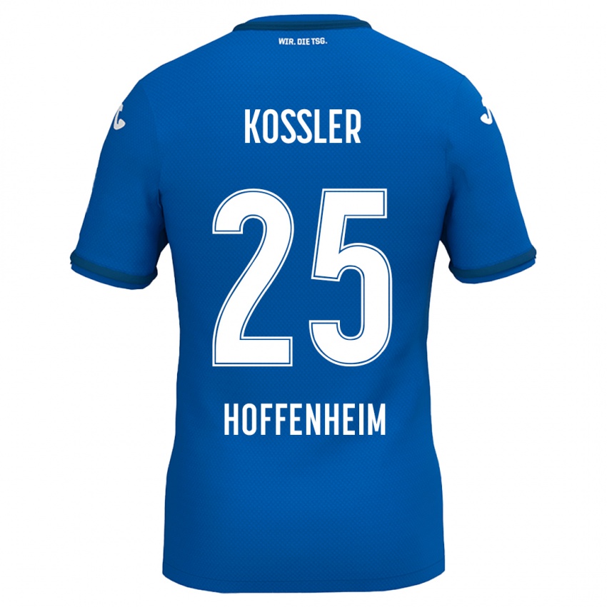 Gyermek Melissa Kössler #25 Királykék Hazai Jersey 2024/25 Mez Póló Ing