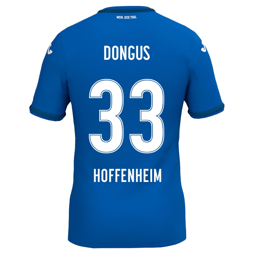 Gyermek Fabienne Dongus #33 Királykék Hazai Jersey 2024/25 Mez Póló Ing