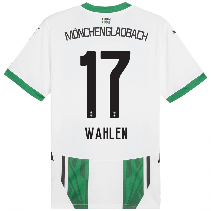 Gyermek Vanessa Wahlen #17 Fehér Zöld Hazai Jersey 2024/25 Mez Póló Ing