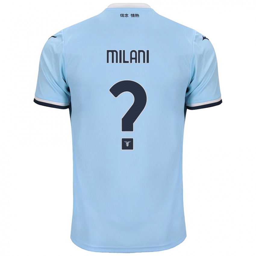 Gyermek Alessandro Milani #0 Kék Hazai Jersey 2024/25 Mez Póló Ing