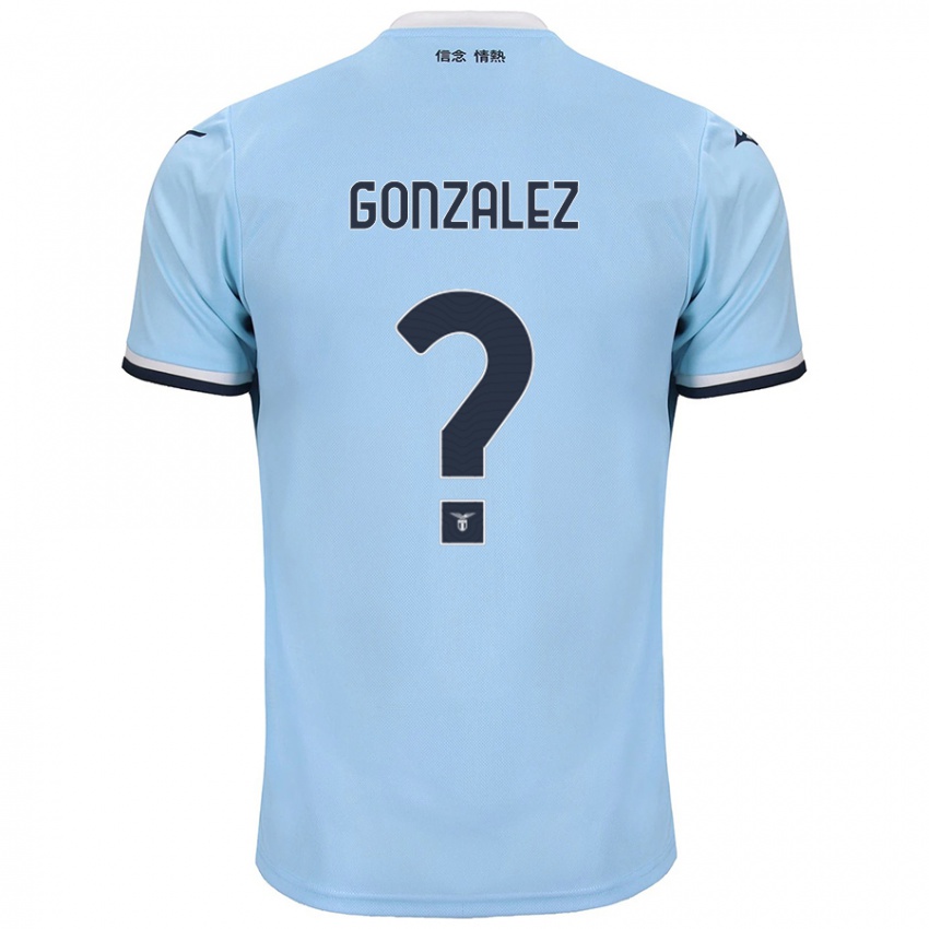 Gyermek Diego González #0 Kék Hazai Jersey 2024/25 Mez Póló Ing