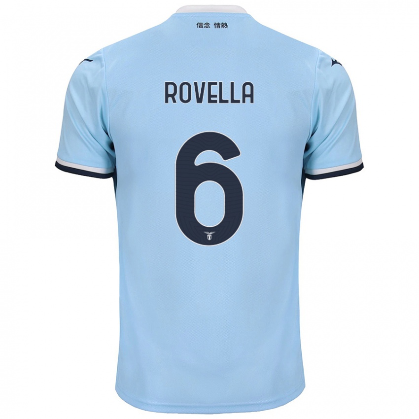 Gyermek Nicolo Rovella #6 Kék Hazai Jersey 2024/25 Mez Póló Ing