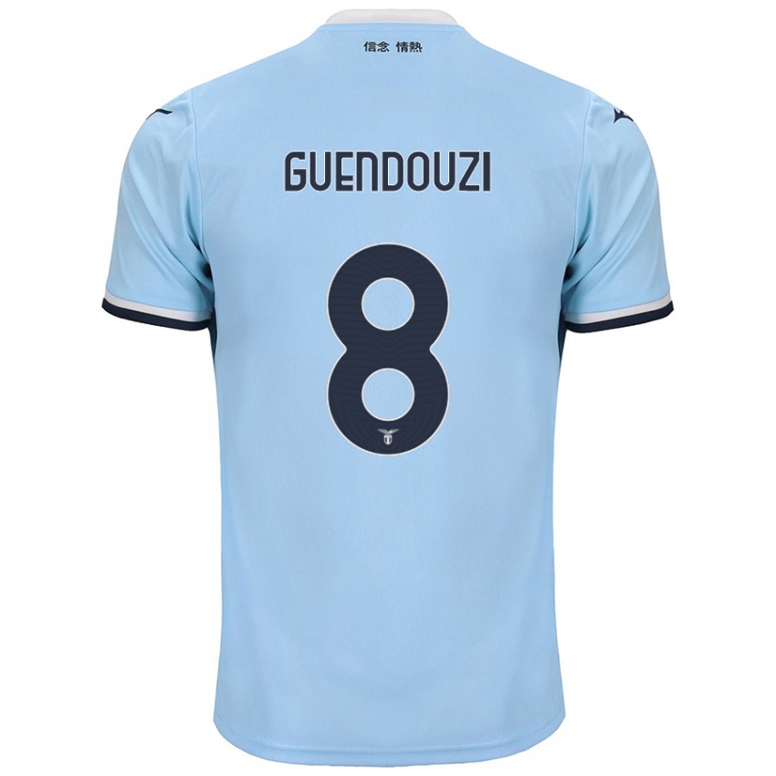 Gyermek Matteo Guendouzi #8 Kék Hazai Jersey 2024/25 Mez Póló Ing