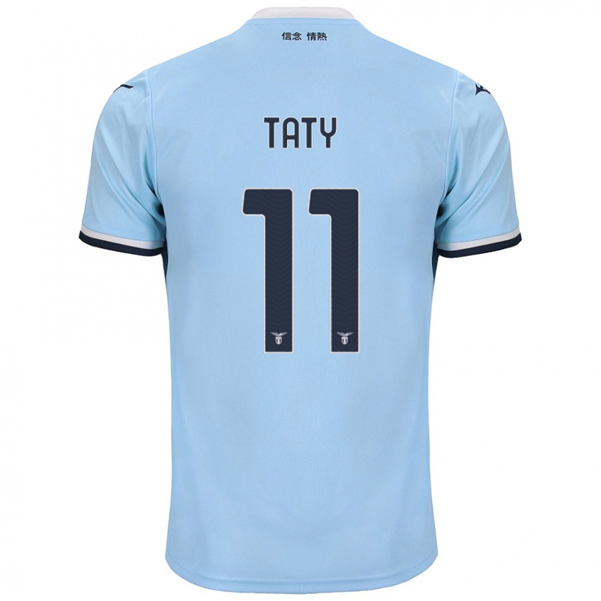 Gyermek Taty Castellanos #11 Kék Hazai Jersey 2024/25 Mez Póló Ing