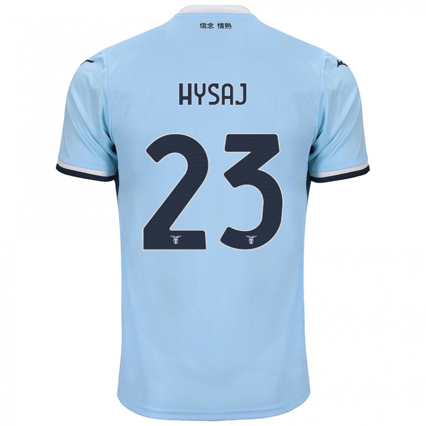 Gyermek Elseid Hysaj #23 Kék Hazai Jersey 2024/25 Mez Póló Ing