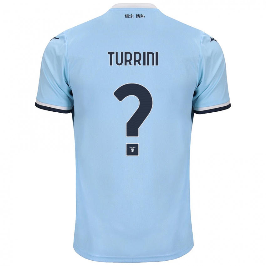 Gyermek Giordano Turrini #0 Kék Hazai Jersey 2024/25 Mez Póló Ing